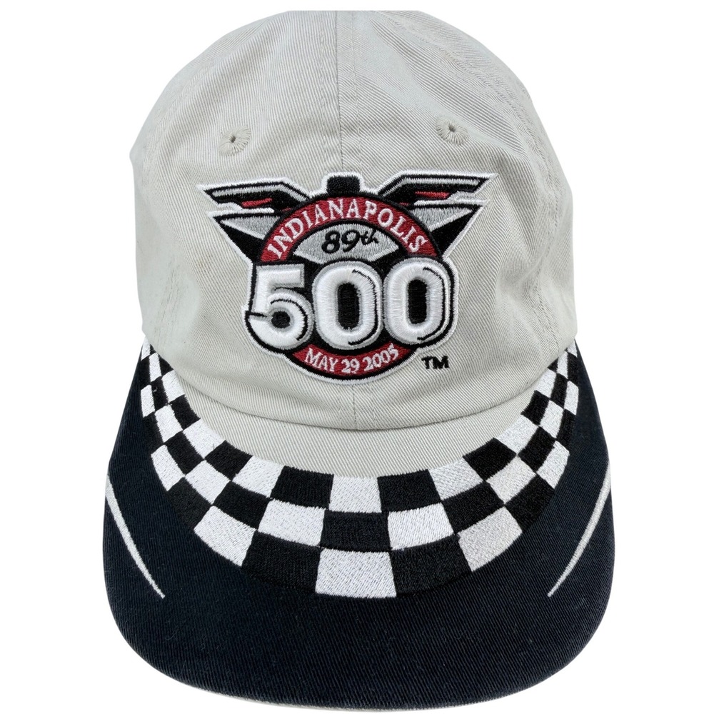 Vintage MainGate Indianapolis 500 89th May 29 2005 Hat Racing Cap Tan Black